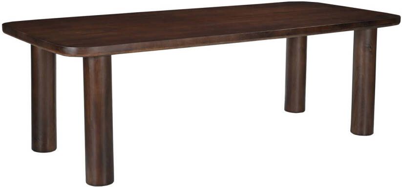 Livingfurn Eettafel Badou Mangohout 240 x 100cm Bruin