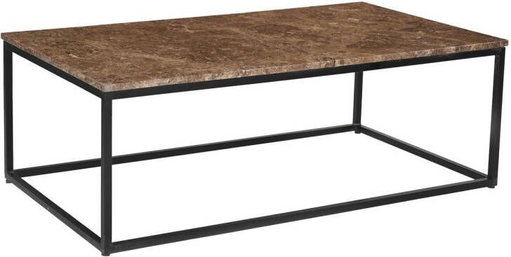 Livingfurn Salontafel Dion Marmer Emperador 120 x 60cm Bruin