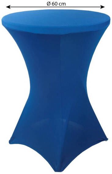 Lizzely Garden & Living Stretch rok blauw statafelrok statafel 60cm statafelhoes