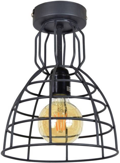 Urban Interiors plafondlamp Francis Ø20x28 Small Vintage Black
