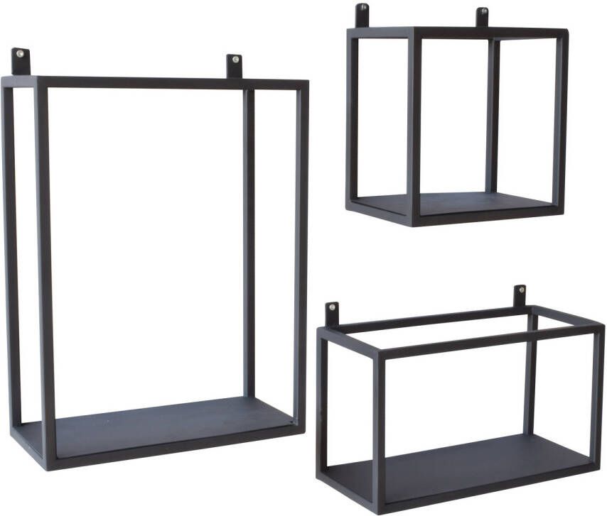 Urban Interiors wandboxes (Set van 3) Vintage Black - Foto 1