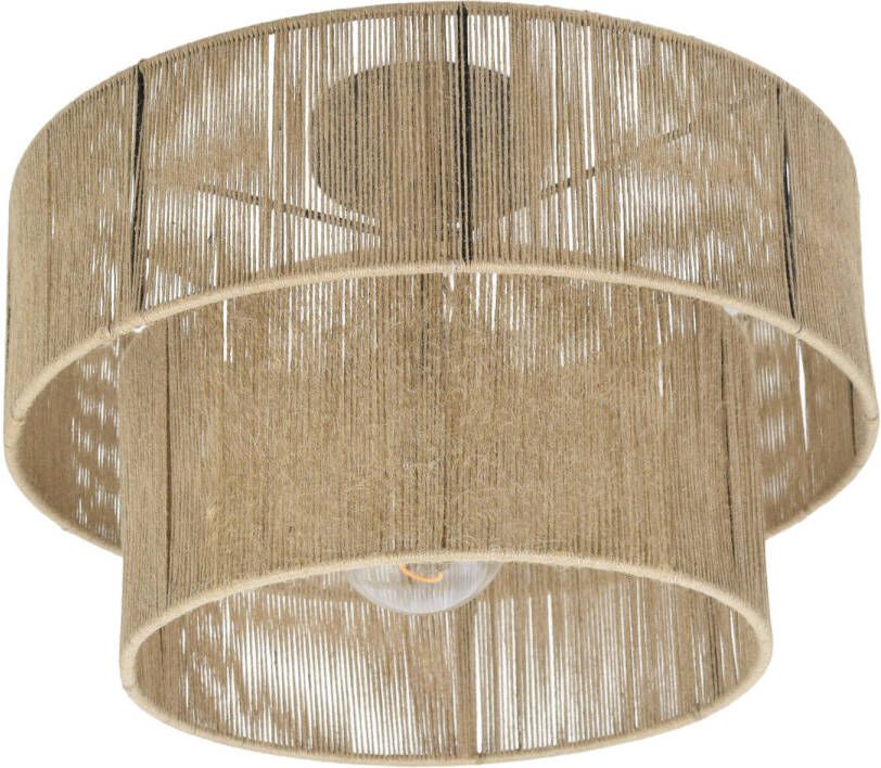 Loft42 Urban Interiors Plafondlamp Diro Jute Ø45