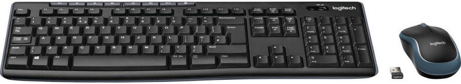 Logitech LGT-MK270-BE draadloze muis en keyboard