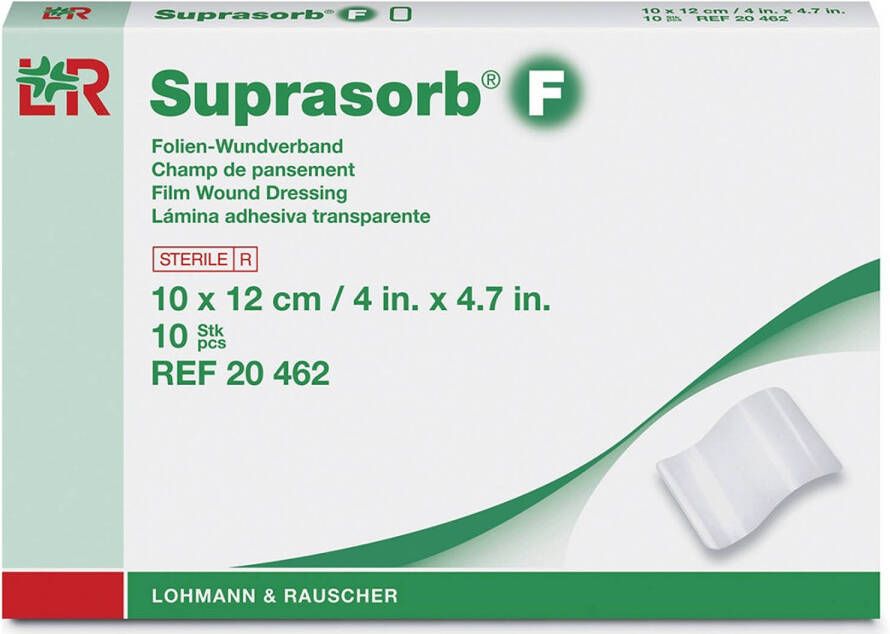 Lohmann & Rauscher Suprasorb F Folieverband Steriel 10x12cm