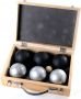 Longfield Games Angel Sports jeu de boules set in koffer 6 stuks zwart zilver - Thumbnail 2