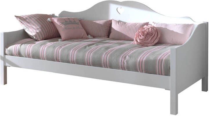 Lucevi Amori Kajuitbed + Lattenbodem Wit 90x200 cm