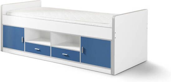 Lucevi Bonny Kajuitbed + Lattenbodem Blauw 90x200 cm