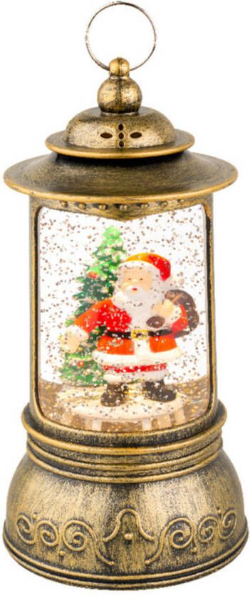 Lumineo sneeuwbol snowglobe lantaarn LED lampjes 24 cm Sneeuwbollen