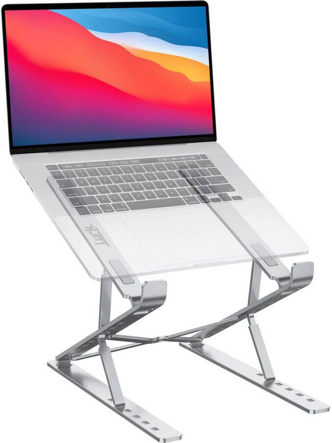 Lurk laptop standaard Opvouwbaar Ergonomische Laptophouder Notebook boek tablet Aluminium 11 t m 17 inch