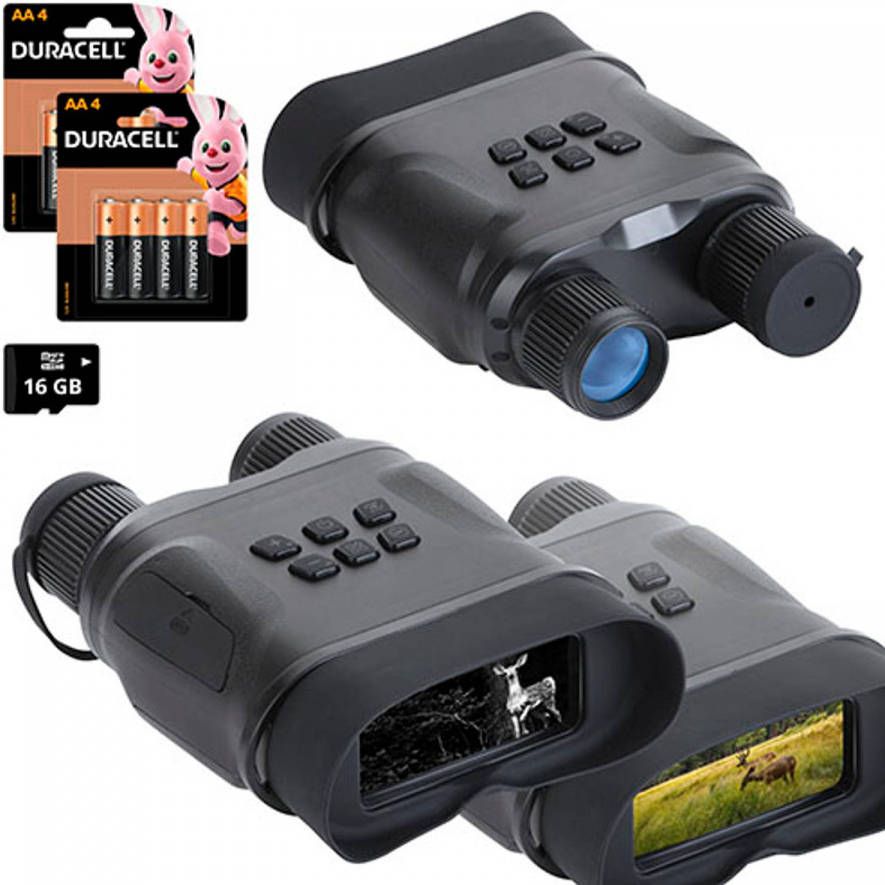 MacGyver  Nachtkijker 10 X Zoom - Verrekijker nachtcamera 400m - Digitale camera 16GB micro SD-kaart