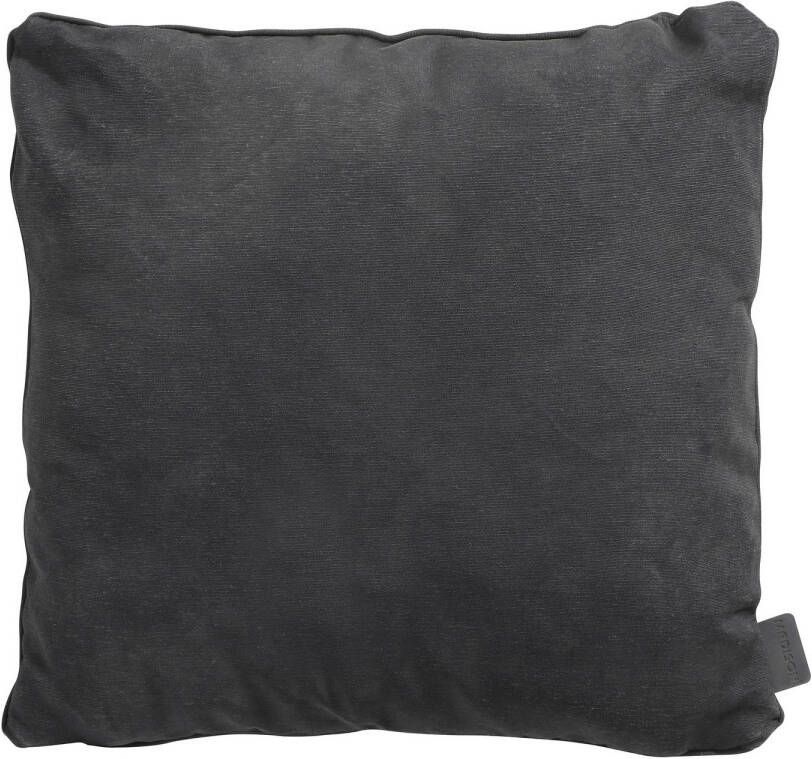 Madison Sierkussen Piping Panama Black 45X45 Zwart