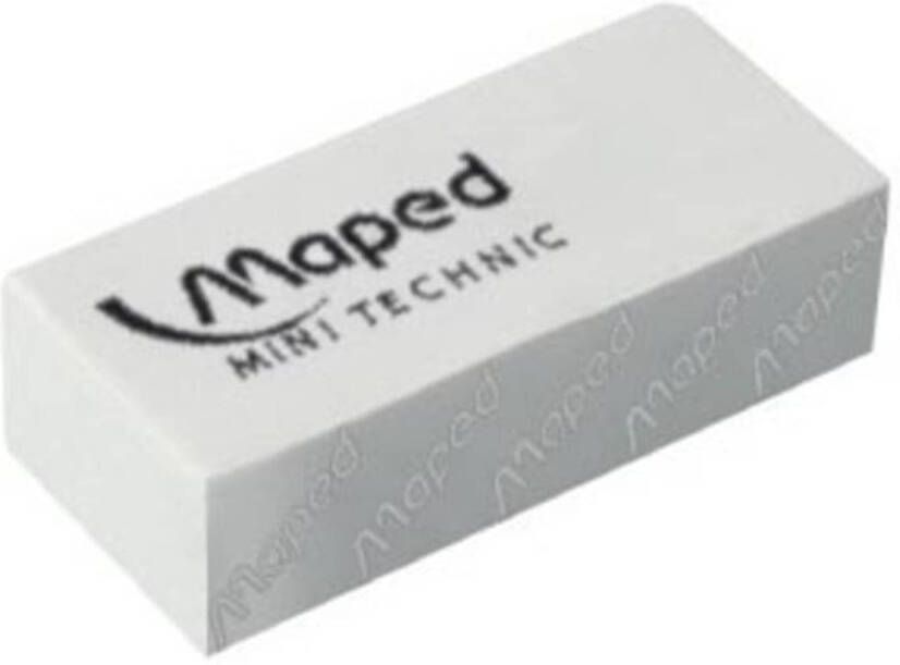 Maped gum Technic 300 verpakt onder cellofaan in een doos