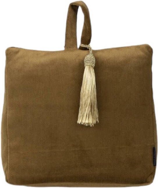 Mars & More Deurstop &apos;Fluweel&apos; Koper 18cm