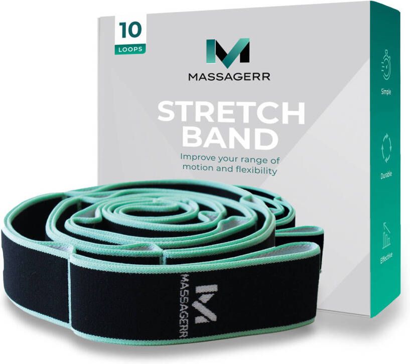 Massagerr Stretch Band Elastische Band voor Stretching Weerstandsband Flexibiliteit en Mobiliteit