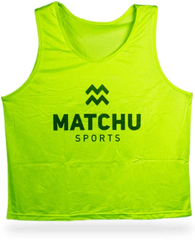 Matchu Sports Voetbalhesje One-size Fluo geel