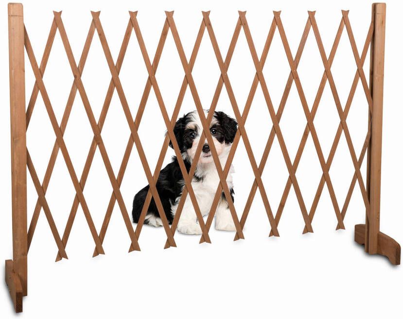 Maxxpro Hondenhek Uittrekbaar van 30 117 cm voor Trap of Deuropening