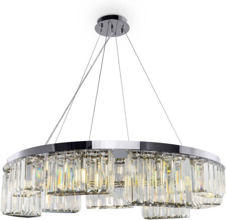 Maytoni Hanglamp Colline Chroom Ø80