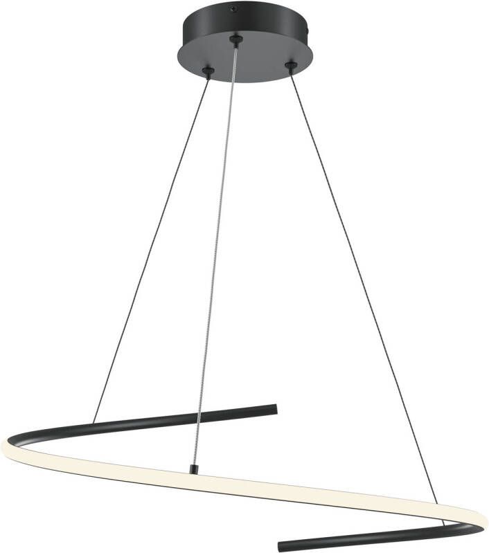 Maytoni Hanglamp Curve Zwart Ø60