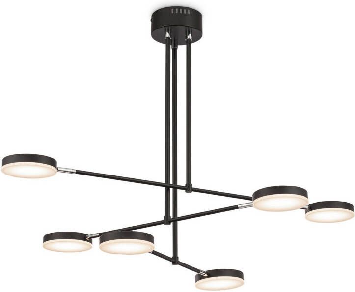 Maytoni Hanglamp Fad Zwart