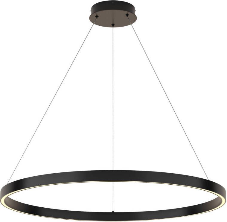 Maytoni Hanglamp Rim Zwart Ø80