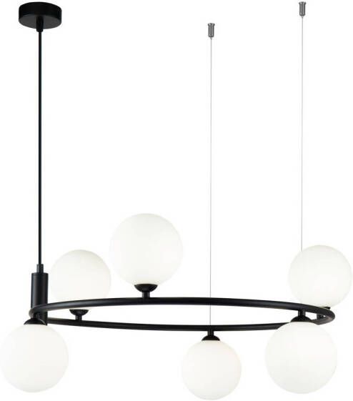 Maytoni Hanglamp Ring Zwart Ø58