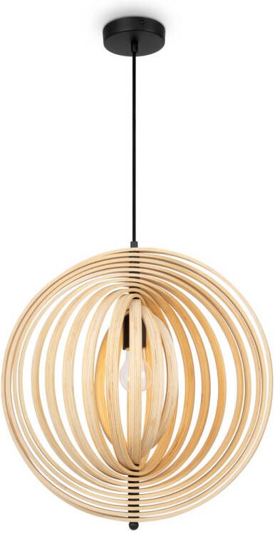 Maytoni Hanglamp Roots Zwart Ø50