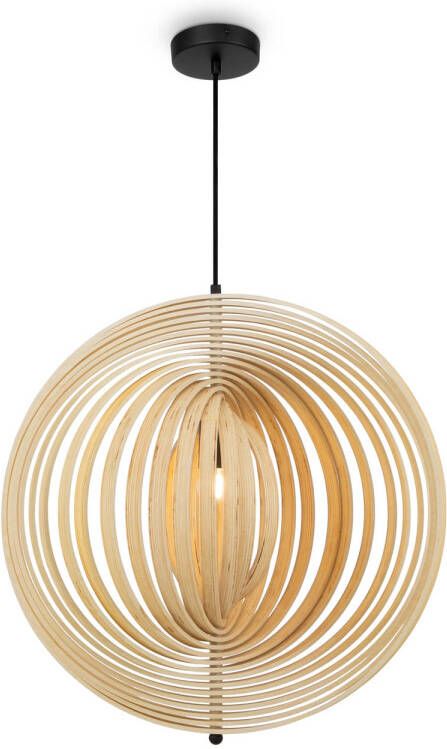 Maytoni Hanglamp Roots Zwart Ø60