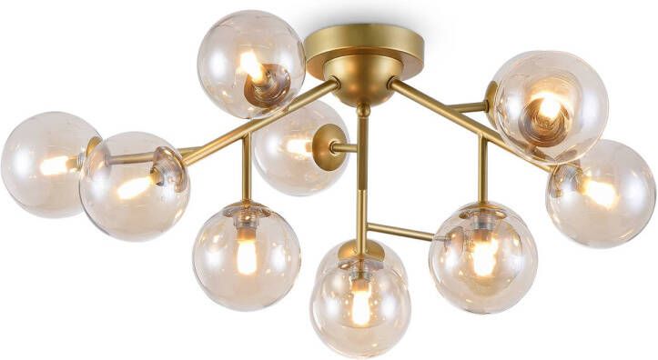 Maytoni Plafondlamp Dallas Goud Ø60