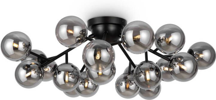 Maytoni Plafondlamp Dallas Zwart Ø75