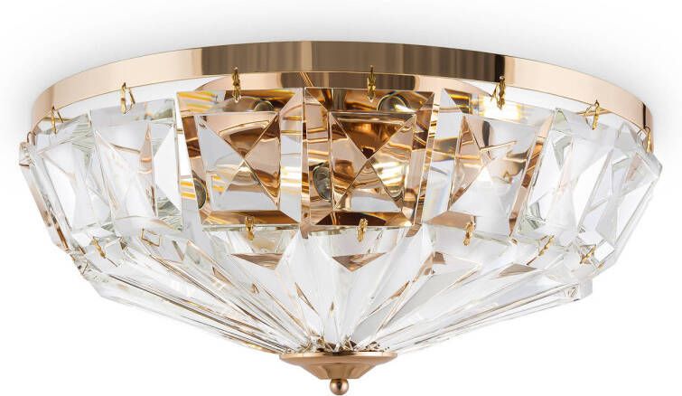 Maytoni Plafondlamp Facet Goud Ø48 6