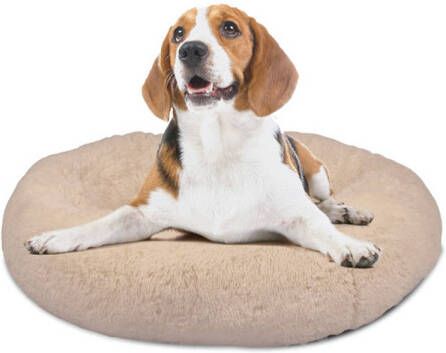 Mediashop Peaceful Pooch S pluizig hondenbed 58cm diameter opvouwbaar