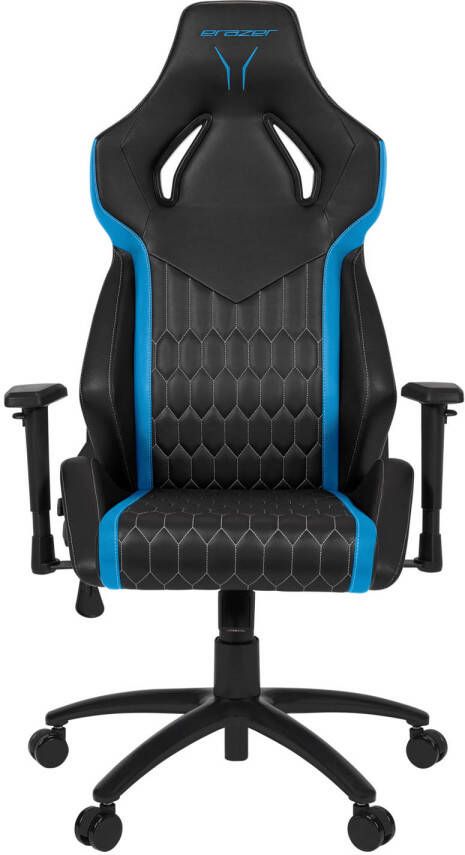 Medion ERAZER Druid P10 Gamestoel Gamingstoel Ergonomisch Verstelbaar Zwart-blauw