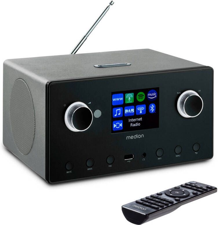 Medion LIFE P85444 2.1 internetradio titanium 8 1 cm (3 2&apos;&apos;) TFT-scherm