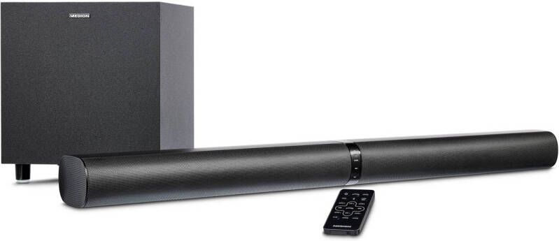 Medion LIFE P61450 2.1 soundbar perfecte aanvulling op de TV 2-in1 flexibele plaatsing …