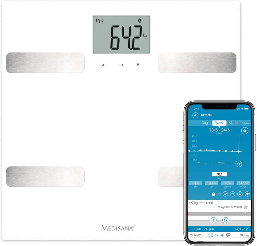 Medisana BS A43 Lichaamsanalyse weegschaal