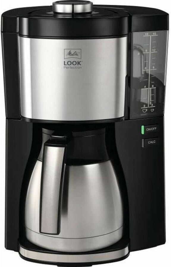 Melitta Koffiezet Look Therm Protect Zwart | Filterkoffiezetapparaten | 4006508222483 - Foto 3