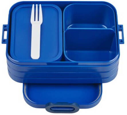 Mepal – Bento lunchbox Take a Break midi- inclusief bento box – Vivid blue – Lunchbox voor volwassenen - Foto 2