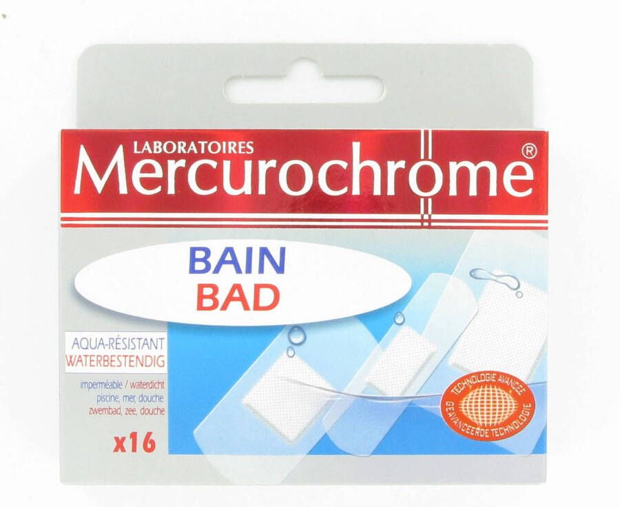 Mercurochrome Pleisters Bad 16st