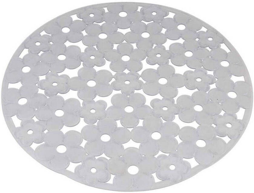 Metaltex Afdruiprek voor Keukengootsteen Cirkelvormig PVC Doorschijnend (Ø30 cm)