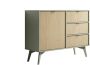 Meubella Dressoir Essence Groen Licht eiken 106 cm - Thumbnail 3