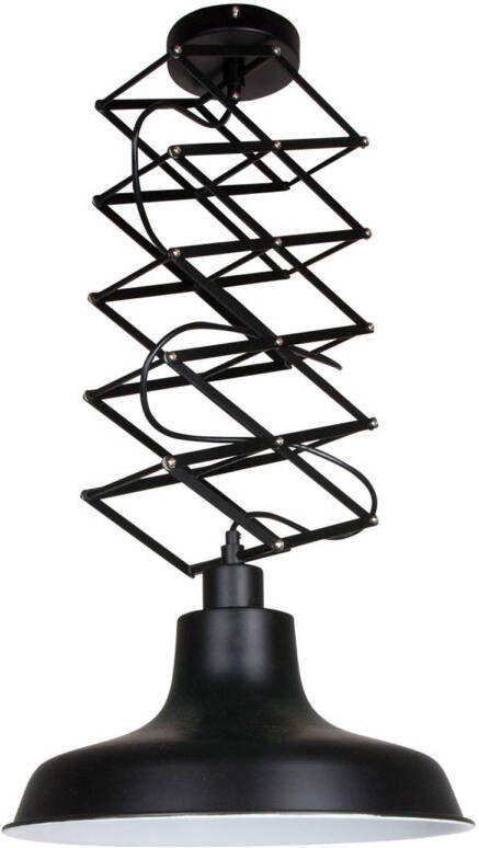 Mexlite Lightning industriele hanglamp 1-l. Schaar zwart