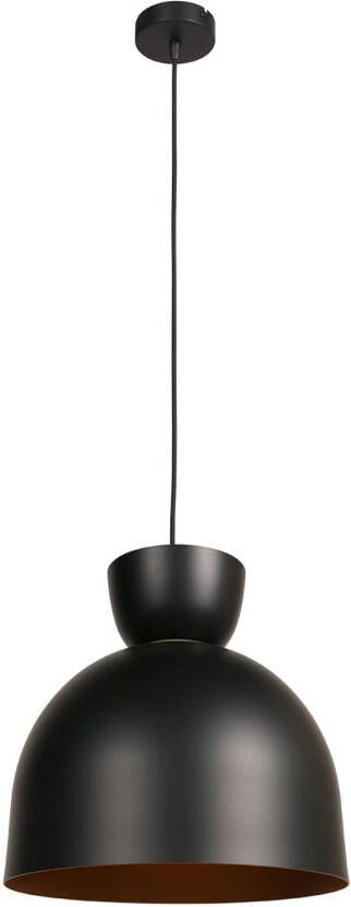 Mexlite hanglamp Skandina zwart metaal 35 5 cm E27 fitting 3683ZW