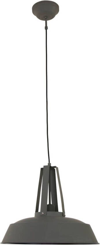 Steinhauer Lightning Donald Hanglamp 1-l. metaal 43cm Grijs