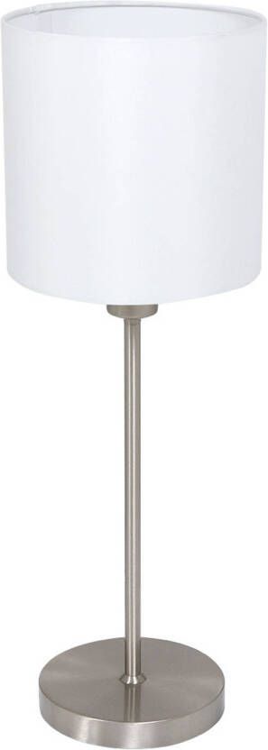 Mexlite Noor Tafellamp Modern Staal H:56cm Ø:20cm E27 Voor Binnen Metaal Tafellampen Bureaulamp Bureaulampen Slaapkamer Woonkamer Eetkamer