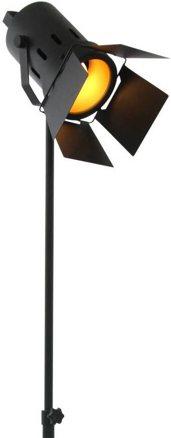 Steinhauer Vloerlamp Mexlite Thurso Zwart