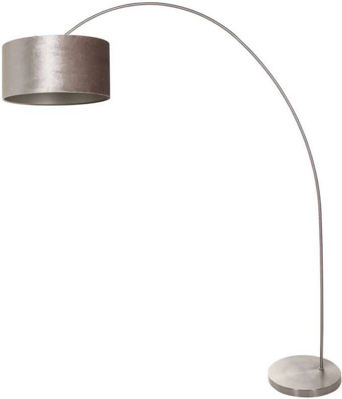 Mexlite vloerlamp Solva staal metaal 3909ST