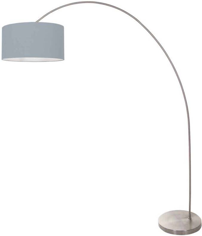 Mexlite vloerlamp Solva staal metaal 3915ST