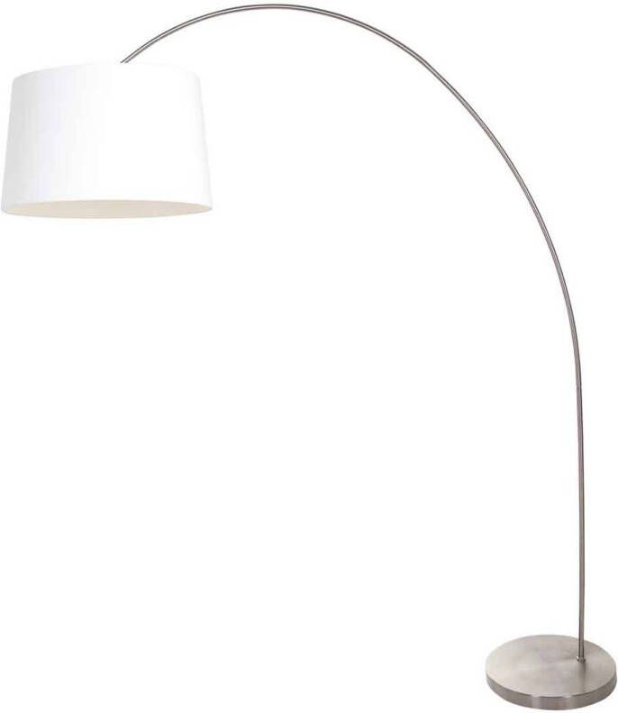 Mexlite vloerlamp Solva staal metaal 3916ST