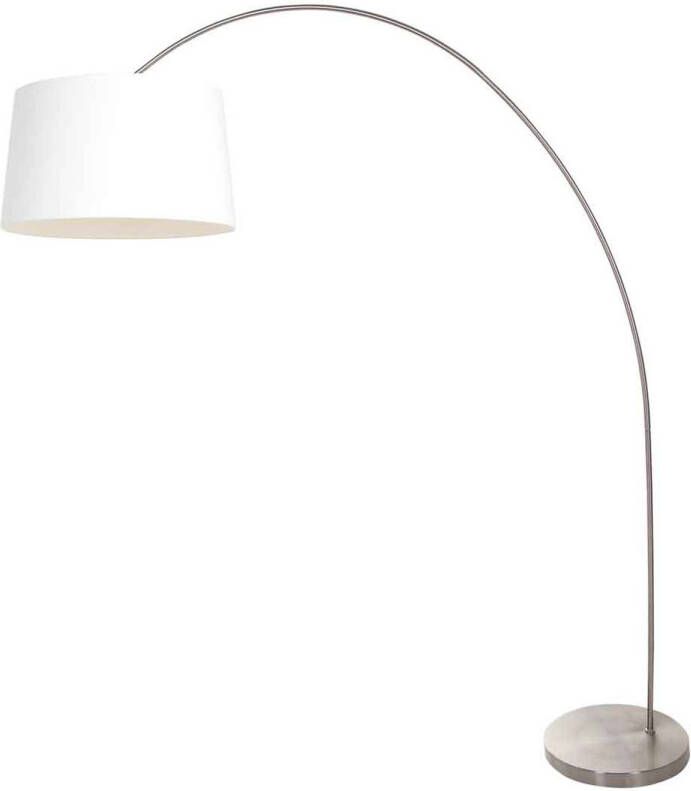 Mexlite vloerlamp Solva staal metaal 3917ST