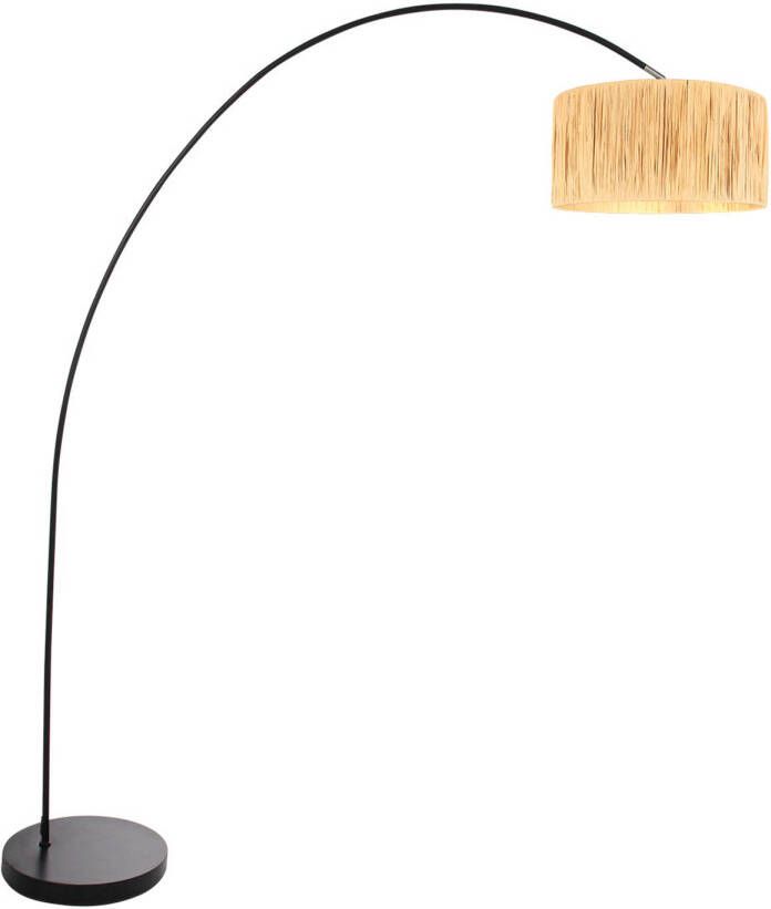 Mexlite vloerlamp Solva zwart metaal 3740ZW